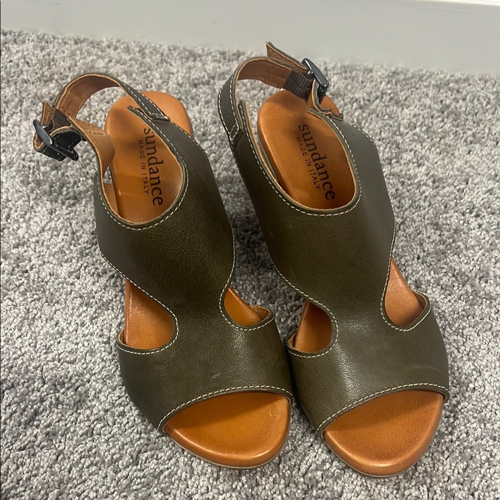 Sundance Women's Olive Sandals
